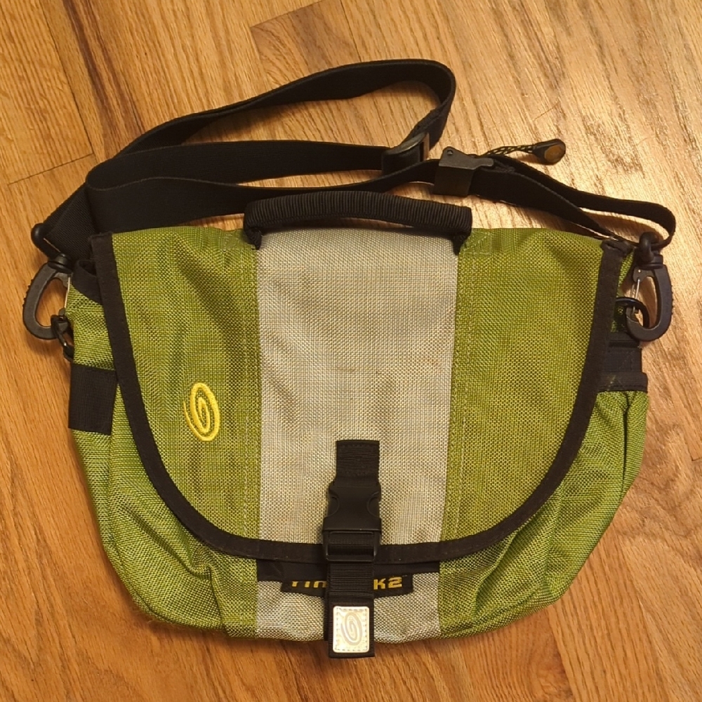 Timbuk2 Olive and Gray Messenger Bag